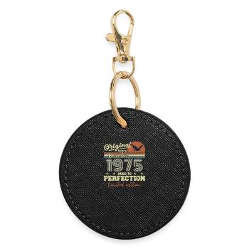 50th Anniversary | Original December 1975 - Round Keyring - black - Front