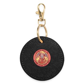 Crabe royal d’Alaska - Porte-clés rond - noir - Devant