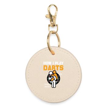 Darts Umarmung Teamgeist - Porte-clés rond - huître - Devant