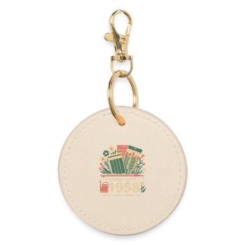 Publicité de jardin vintage - Porte-clés rond - huître - Devant