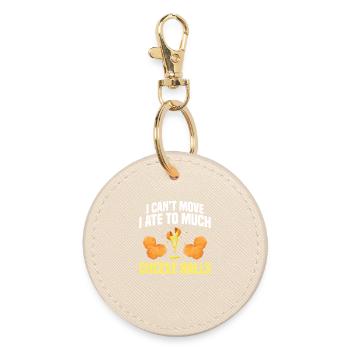 Accessoires de boule de fromage Costume Foodie pour enfants - Porte-clés rond - huître - Devant