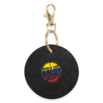 I Really Like Balut Philippines - Round Keyring - black - Front