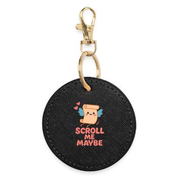 Ancient Love Mythology Romance Vintage - Round Keyring - black - Front