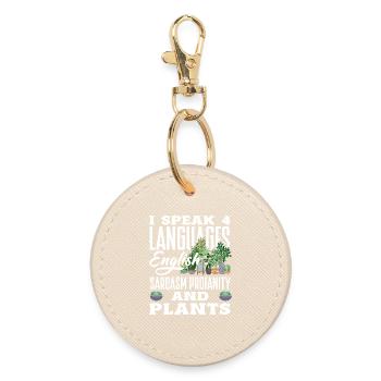 Garten- Und Pflanzenliebhaber Geschenke - Runder Schlüsselanhänger - Auster - Vorne