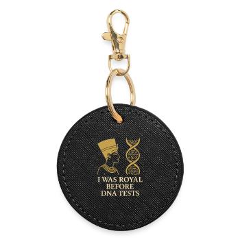 Pharaoh Archaeology in Ancient Egypt - Round Keyring - black - Front