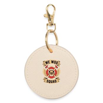 Pompier de l’escouade Wee Woo - Porte-clés rond - huître - Devant