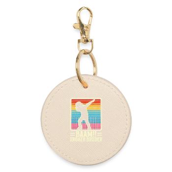 Bääm Grand Frère Dab Enfants Drôles Frères et Sœurs - Porte-clés rond - huître - Devant