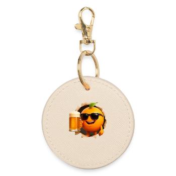 Bière à l’orange - Porte-clés rond - huître - Devant