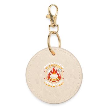 Motif maître de grill sans feu pour l’opération - Porte-clés rond - huître - Devant