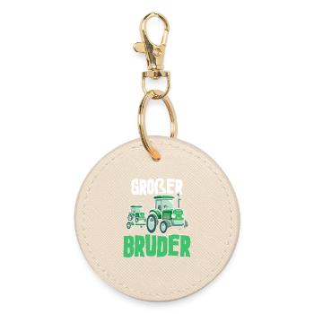 Big Brother Tractor Petits frères et sœurs aînés - Porte-clés rond - huître - Devant