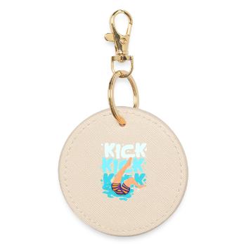 Moniteur de natation - Porte-clés rond - huître - Devant