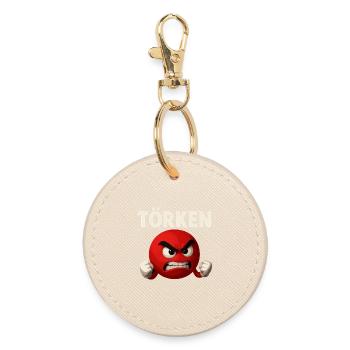 Drôle Dire Törken Dessin animé Drôle Dinde Mème - Porte-clés rond - huître - Devant