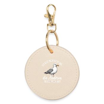 Seagull : Je ne suis pas fâché ! - Porte-clés rond - huître - Devant