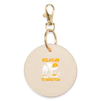 Claquettes, claquettes, claquettes, stepper - Porte-clés rond - huître - Devant