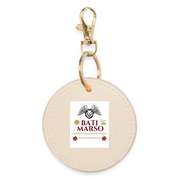Bati Marso - New Year's Eve Veneto - Round Keyring - oyster - Front