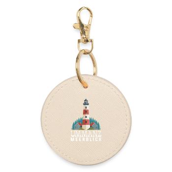 Baltic Sea Holiday UMMANZ SEA VIEW Fun - Round Keyring - oyster - Front