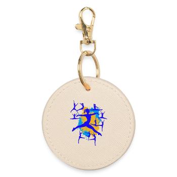 Gymnastique Gymnastique Acrobatie Gymnastique artistique - Porte-clés rond - huître - Devant