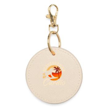 Surfing Surfboarder Bodyboarder - Round Keyring - oyster - Front