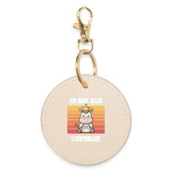 Conception d’animaux de jeu - Porte-clés rond - huître - Devant
