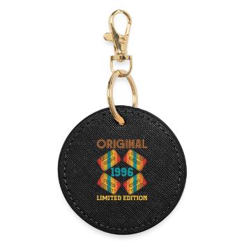 Original 30e Anniversaire 30 ans 1996 Cadeau Tee - Porte-clés rond - noir - Devant