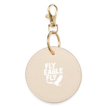 Fly Eagle Fly - Round Keyring - oyster - Front