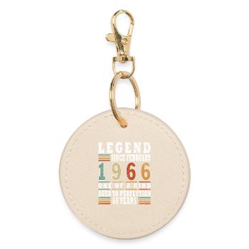 Février 1966 Jubilé 1966 Légendes Février - Porte-clés rond - huître - Devant