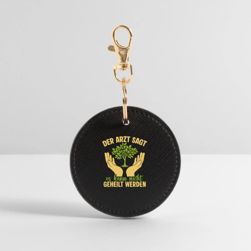 Social worker rate cannot be cured Round Keyring