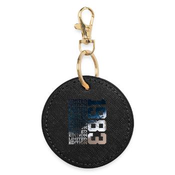 LIMITED EDITION 1983 43 YEARS 43RD BIRTHDAY - Round Keyring - black - Front