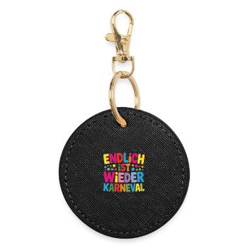Costume de carnaval - Porte-clés rond - noir - Devant