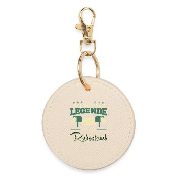 Retraités LA LÉGENDE DE LA LIVRAISON DE LETTRES À LA RETRAITE - Porte-clés rond - huître - Devant