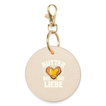 Beurre chez Die Liebe lustiger Deutscher Frühstück - Porte-clés rond - huître - Devant