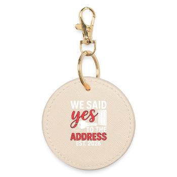 We Said Yes to The Address 2026 - Porte-clés rond - huître - Devant