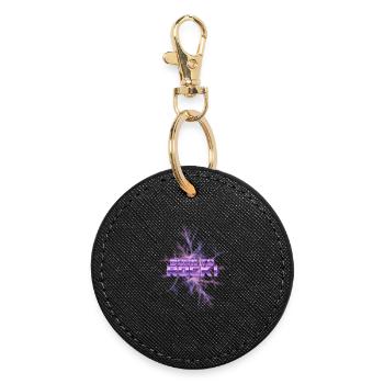 Born to Rock Neon Eis-Splash - Round Keyring - black - Front
