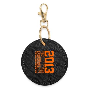 ÉDITION LIMITÉE 2013 BASKETBALL 13E ANNIVERSAIRE - Porte-clés rond - noir - Devant