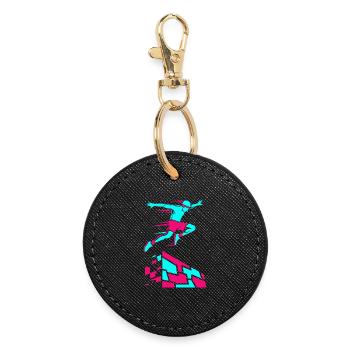 Parkour Freerunning - Round Keyring - black - Front