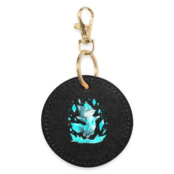 Délice de cristal d’Eisfuchs - Porte-clés rond - noir - Devant