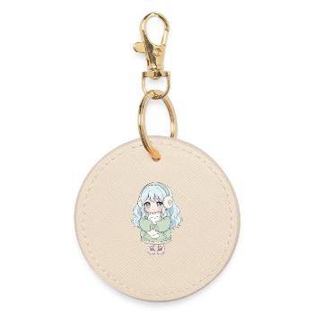 Anime Girl Cat Japan Kawaii Cat Lover - Porte-clés rond - huître - Devant