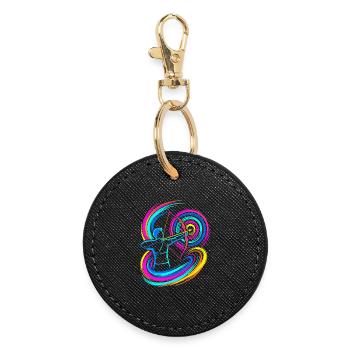 archery - Round Keyring - black - Front