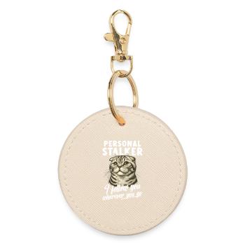 Costume d’amant des chats pour Scottish Fold Mom Scottish - Porte-clés rond - huître - Devant