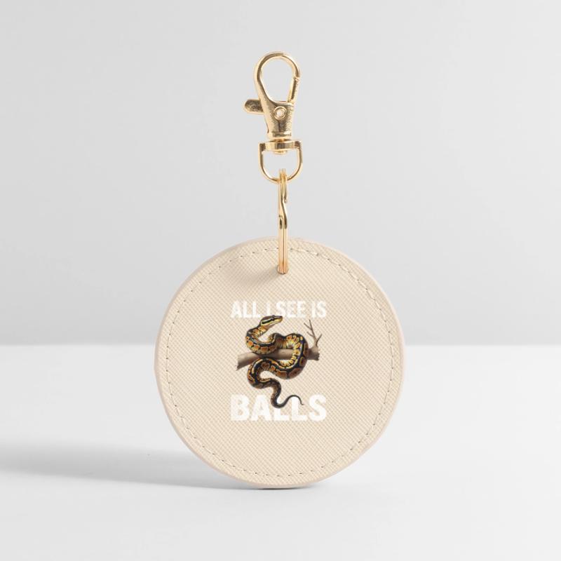 Python roi Serpents Amateurs de terrarium Python Porte-clés rond