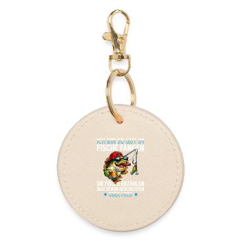 Pêche Cadeau Homme Pêcheur Meilleur Pêcheur - Porte-clés rond - huître - Devant