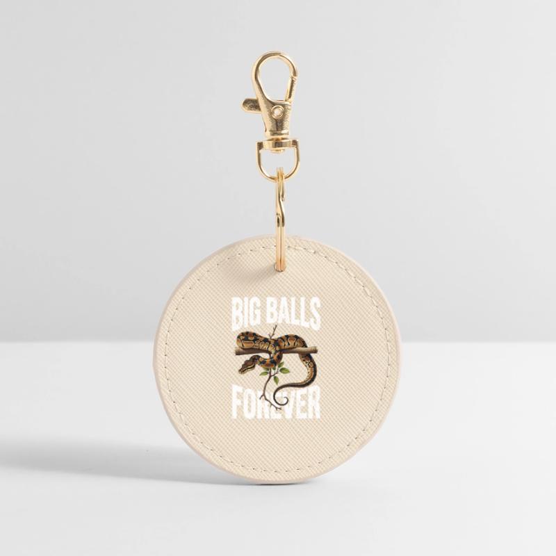 Python roi Serpents Amateurs de terrarium Python Porte-clés rond
