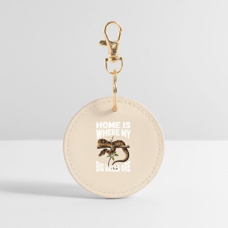 Python roi Serpents Amateurs de terrarium Python Porte-clés rond