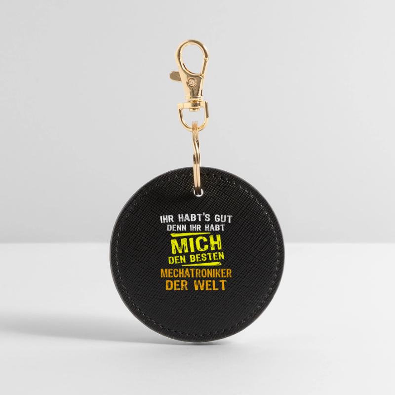 Mechatronics Technician Gift Round Keyring