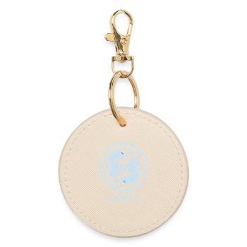 Fenris Wolf Berserker – Runes of the North - Round Keyring - oyster - Front