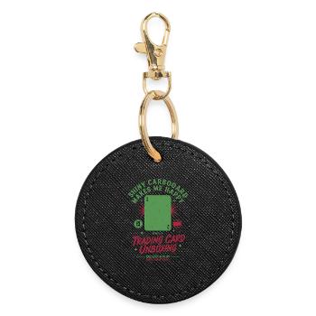 Carte à collectionner Carbooard Brillante Me Rend Heureux - Porte-clés rond - noir - Devant