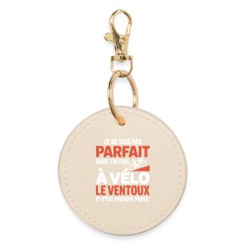 Ich habe den Ventoux mit dem Fahrrad Fahrrad Fahrrad Geschenk Radfahrer gemacht - Runder Schlüsselanhänger - Auster - Vorne