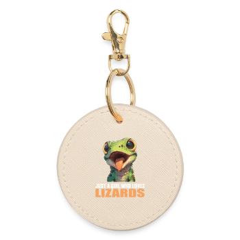 Lizards Lizard - Round Keyring - oyster - Front
