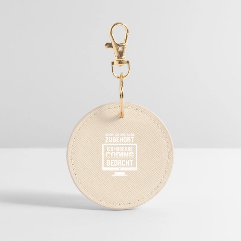 Coder la pensée au lieu d’écouter Porte-clés rond