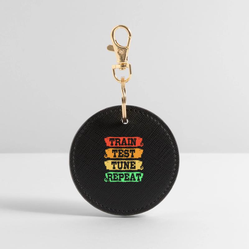 GPT Coder Programmierer Runder Schlüsselanhänger